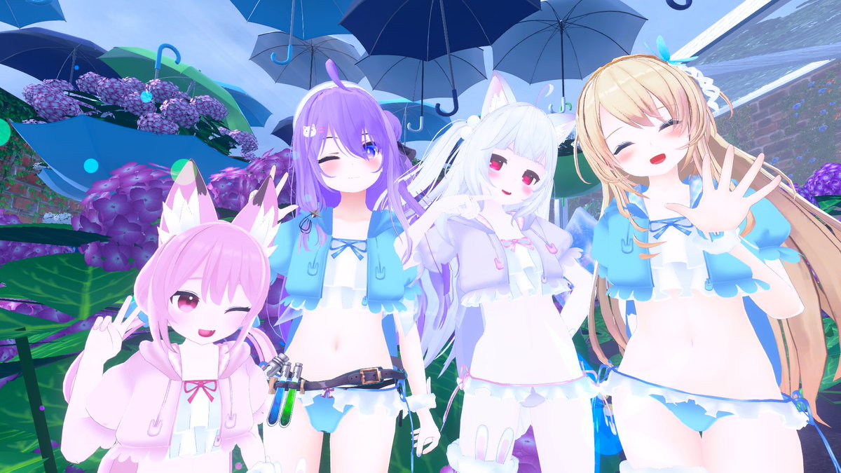 久しぶりにイベント参加したの気がする かわいいポーズをとるのはなんか難しいですね 約束のイラスト