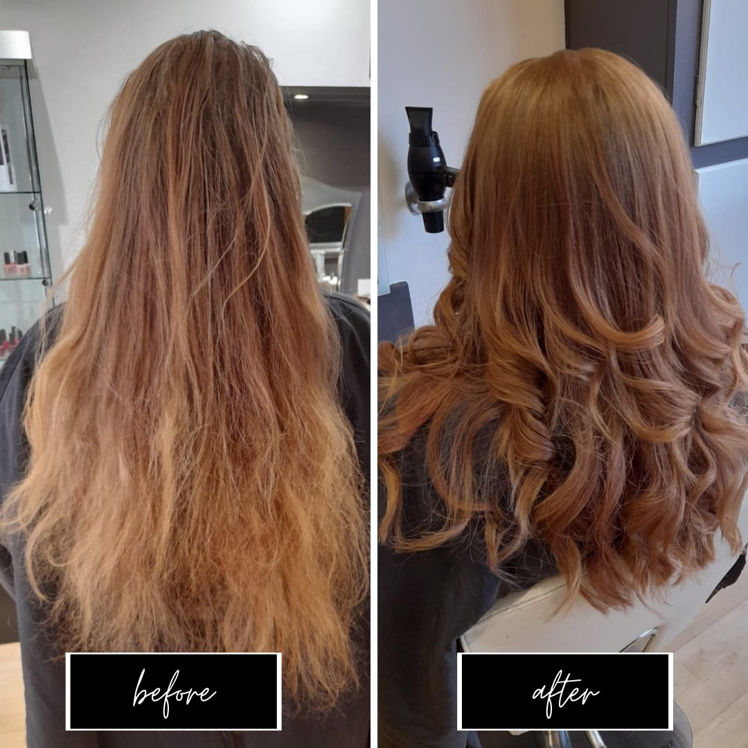Our hair will always appreciate some TLC. How gorgeous is this transformation by Josie? :) 
For appointments, please ring 01625 422449 and our price lists for hair and beauty treatments are available on our website at scissors-macclesfield.co.uk
#ScissorsMacc #HairStyle #Macclesfield