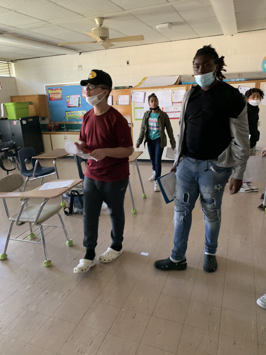 BraxtonMcLaurin's tweet image. #CCSRISE2021!  Middle School making it happen with no power!