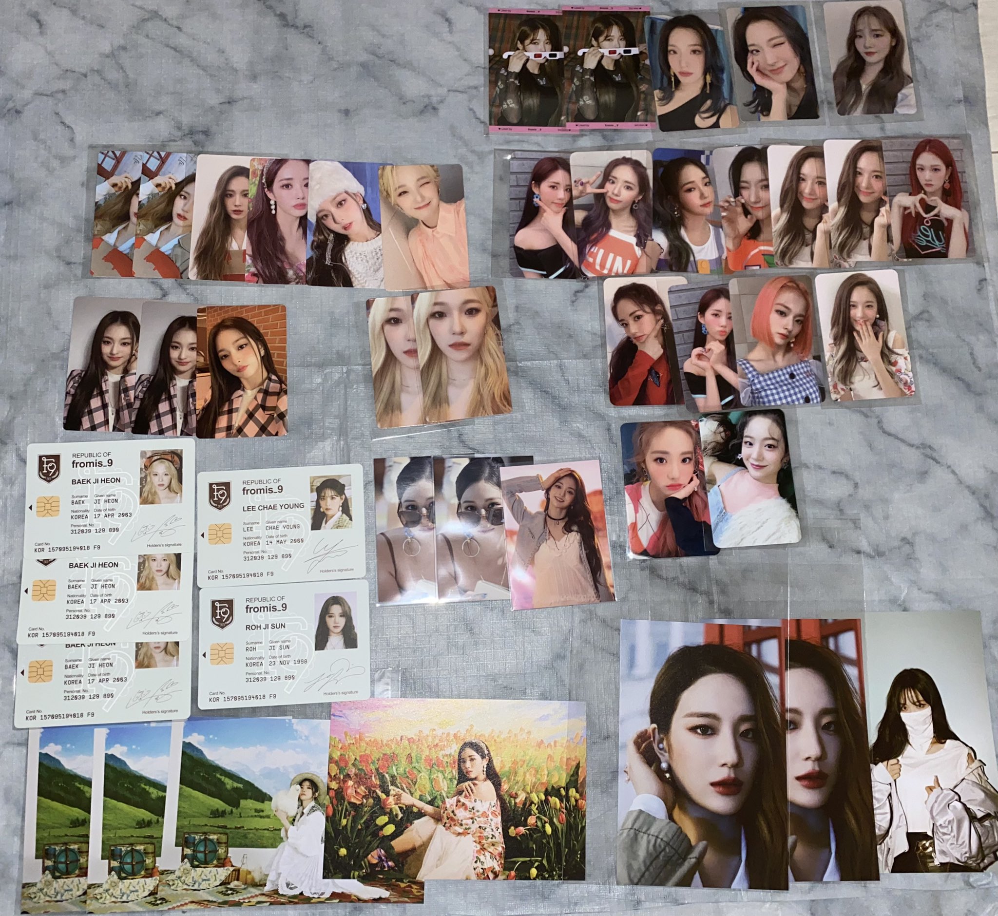 fromis9 ジホン 公式トレカ 事前収録サノク デビュー活動 fromis_9