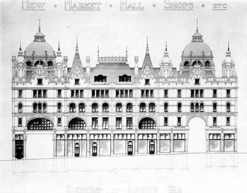 leedslibraries's tweet photo. One of the major changes that were made at Kirkgate Market was in 1907, when huge portions of the building were designed and constructed. Check out these architect’s plans #LeedsLibrariesCHT https://t.co/vHzbsenVuh