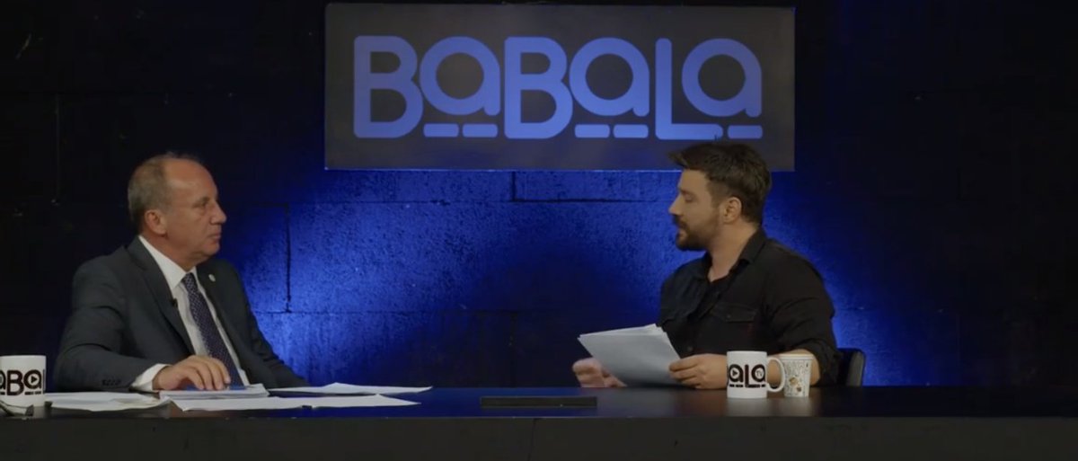 Genel Başkanımız Sn. Muharrem İnce, <a href="/BabalaTv/">BaBaLa TV</a>'de <a href="/OguzhanUgur/">Oğuzhan Uğur</a>'a konuk oldu. Program cuma akşamı Youtube platformuna yüklenecek. 📺