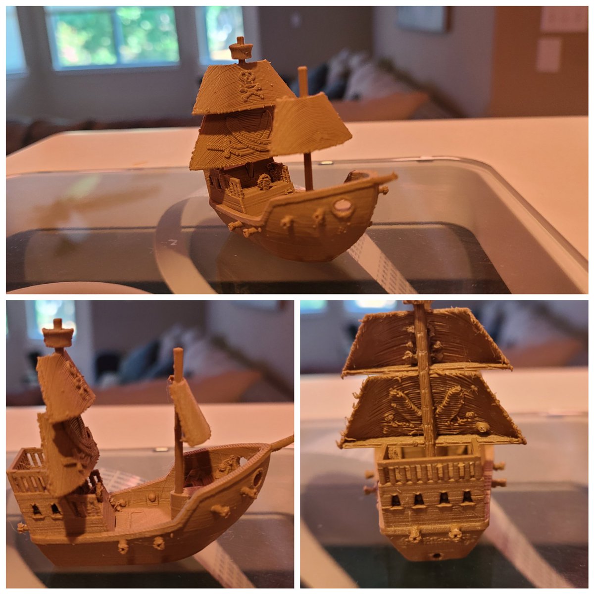 Shiver Me Timbers... Arrrgghh!

Fun little Pirate ship I just 3d printed for a school district who's mascot is a pirate.

#robo3d #mystemkits #3Dprinting