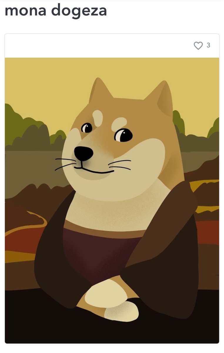 mmlazz's tweet photo. @orderer7 Mona Dogeza #NFTs #nft #dogecoin #doge #NFTartists 
https://t.co/ligqqRqJjw https://t.co/t1oZxCORKi