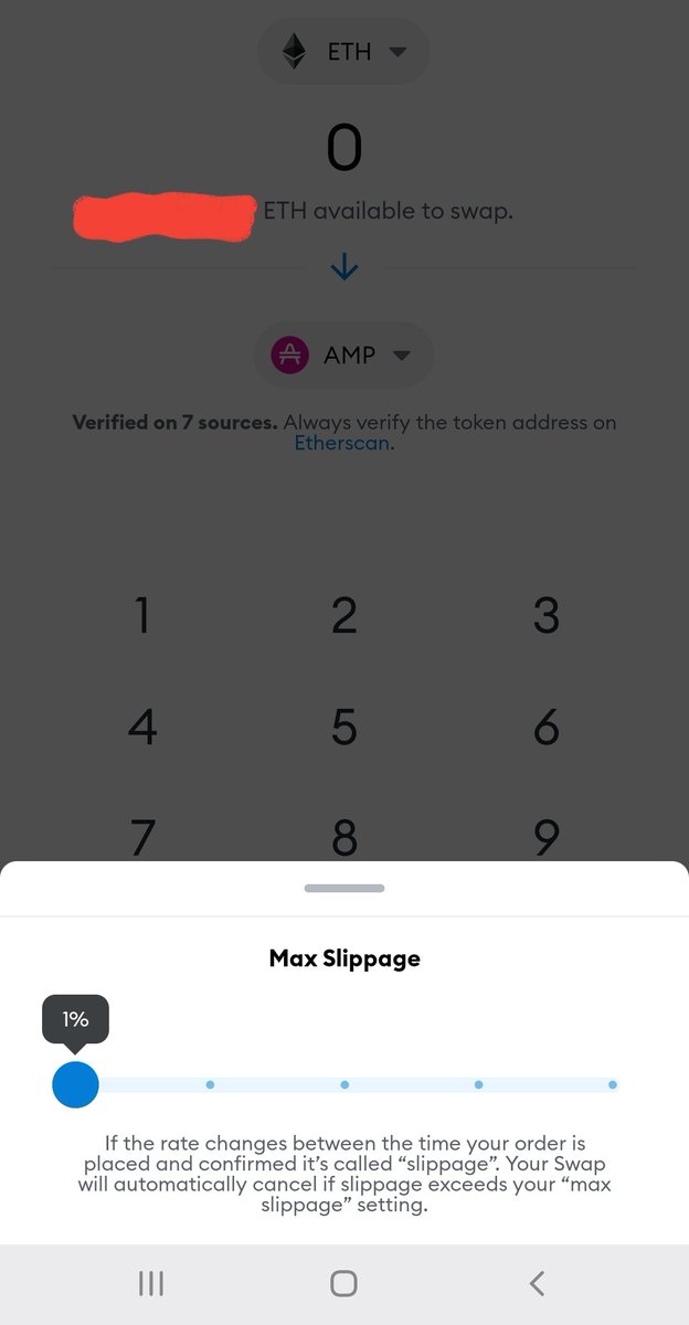 LivingInZen1's tweet photo. Just a tip for those not buying on exchanges... Save on fees - use uniswap slippage to .5% or metamask slippage to 1%.  

Top 10 technical/upside analysis: $amp $eth $btc $matic $link $aave $ada $dot $uni $hbar https://t.co/orrECOcdEu