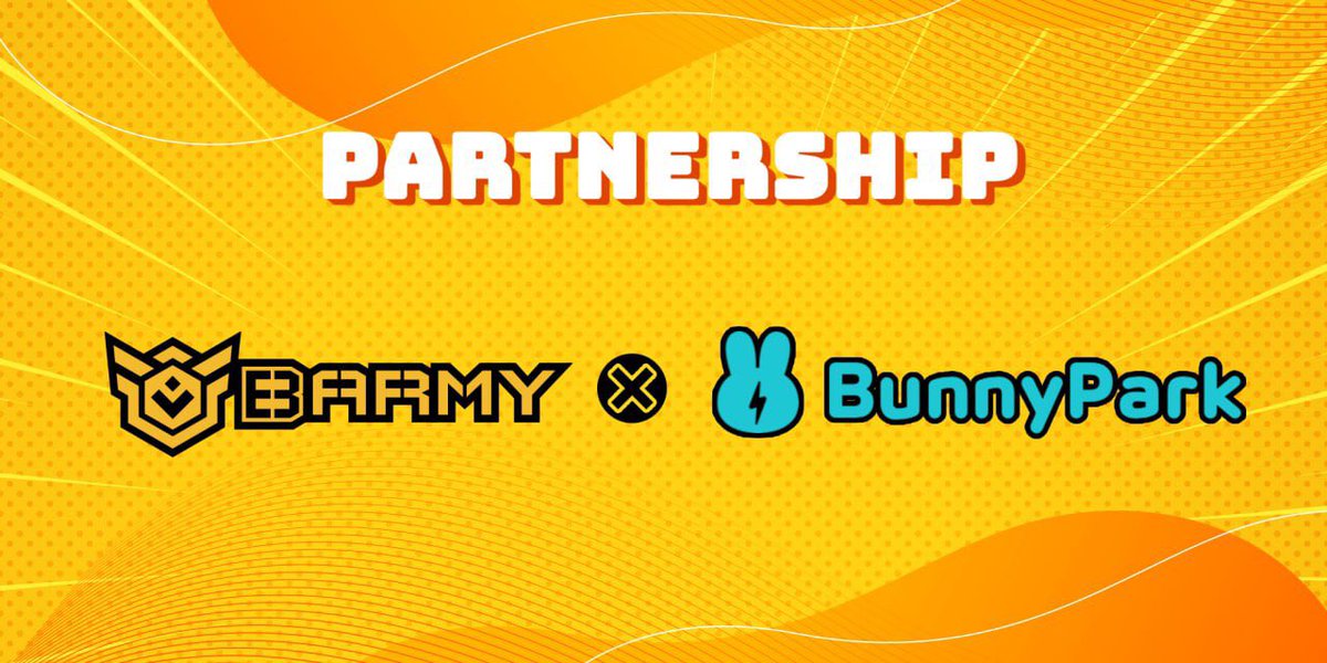 BARMYGROUP's tweet photo. Surprise! Surprise!

We are excited to announce our partnership with @BunnyPark_BSC, the rising star on #BSC

BunnyPark is bringing #NFT social and real-world NFT blind boxes to general users.

Together #BSC ARMY and BunnyPark will promote the adoption of NFTs on #BSC

#BUIDL https://t.co/zjcrsaseNv