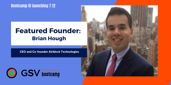 GSVteam's tweet photo. Entrepreneur @BrianHHough shares his highlights from #GSVBootcamp which included pitching to @TimDraper and, "...the weekly course curriculum which was rich with insights &amp; lessons." We're recruiting our next class of #founders for July! Save Your Spot ➡️  https://t.co/pVJnRA7jnU https://t.co/Wb8dfZJFq5