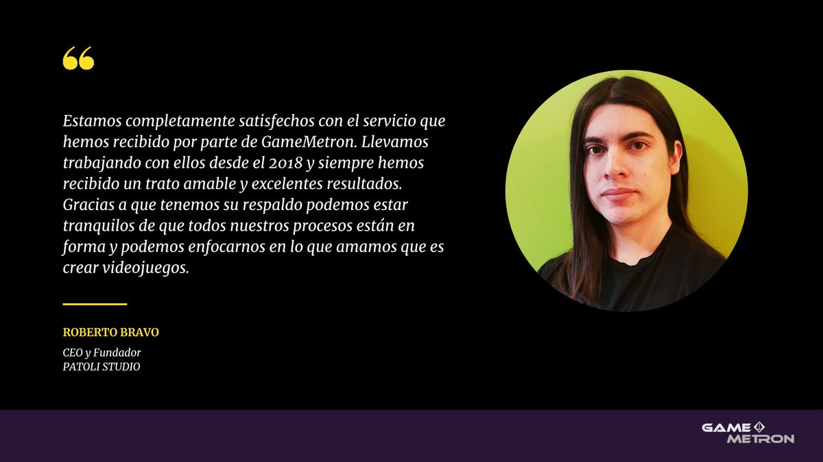 GameMetron's tweet photo. Desde 2018, .@PatoliStudio🇲🇽 no se ha detenido en la creación de videojuegos por el papeleo legal. De eso nos encargamos nosotros.😉
¡Sé como #PatoliStudio!🎮
¿Listo para crear tu videojuego?🤝
▶️Visitanos en https://t.co/RINLtlawqN
#Legaltech #Videojuegos #ConfíaEnNosotros https://t.co/dzWh3Fc85Y