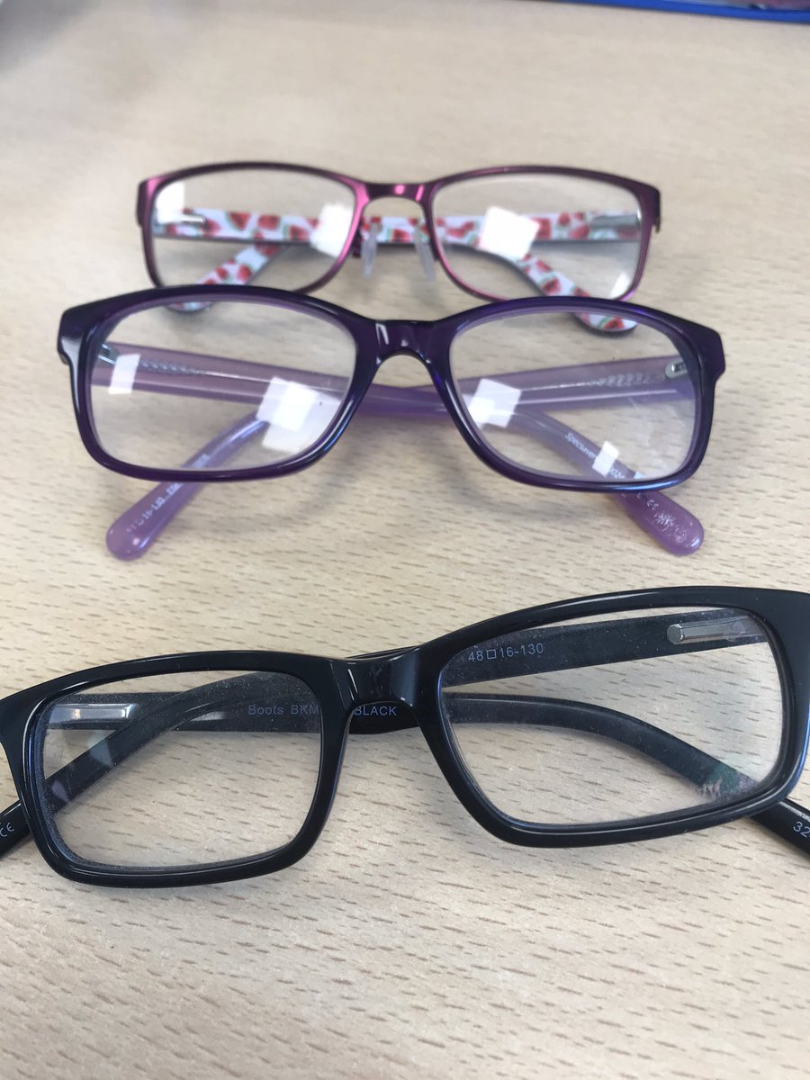 Have any children in school lost their glasses, we have 3 pairs in the office 👓 🤓