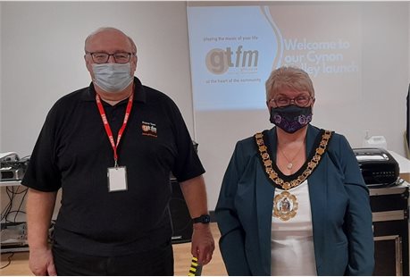 gtfm_radio's tweet photo. .@RCTCouncil Mayor, Councillor Jill Bonetto, has praised the work of community radio station GTFM as it extends its FM coverage to the Cynon Valley following permission granted by Ofcom to build relay transmitters.  

https://t.co/mM5q0wuwcd https://t.co/Vl7kBVVZKn