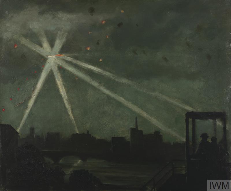 curatorian's tweet photo. #Onthisday 1944. London fireman Wilfred Haines is killed by a V1 #flyingbomb while on duty. The explosion damaged the canvas of this painting, painted by Haines while off-duty at his fire station in Southwark, showing a V1 in flight.
@I_W_M ART LD 4720 / https://t.co/IZXfZjahKn https://t.co/Yl0EwHLzPW