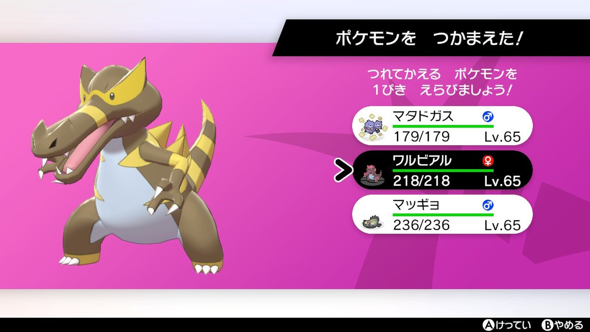 Team かめぽん フシギダネlove 今日のダイマックスアドベンチャーはワルビアルがキラーン サングラスかけたまま日焼けしたみたい 個性的な色違い ゲットだぜー ポケモン色違い ダイマックスアドベンチャー ポケモン剣盾 Nintendoswitch