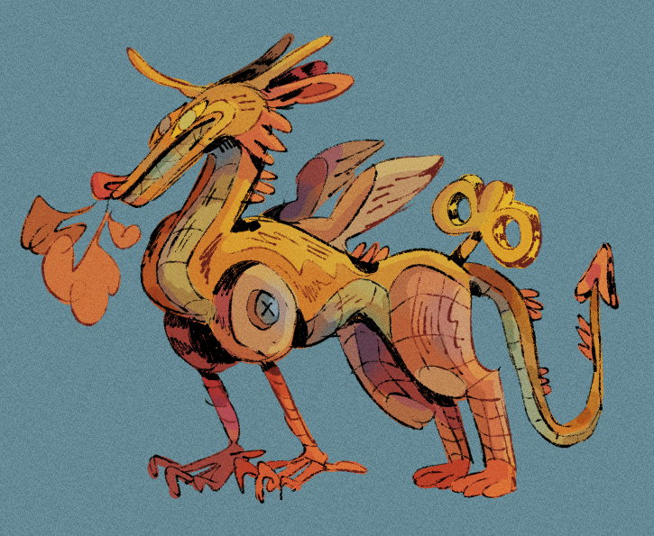 sakrafka's tweet photo. #artpostor #artposter 
I am Farkas aka Boka, I am an nb lesbian from eastern europe trying to survive :,•)
I love drawing weird original content, sapphic themes and sculpting! 🌷🐉🌟 https://t.co/md2LpSifTy