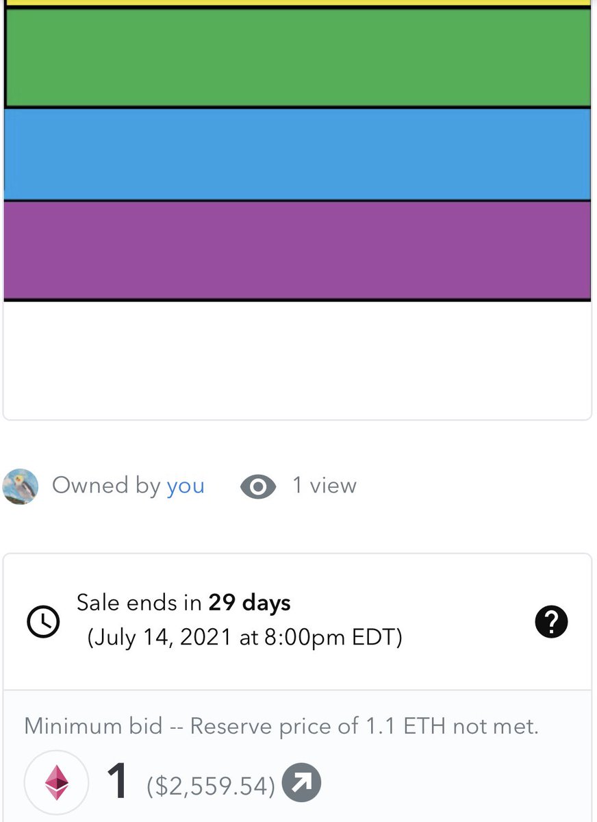 #Countdown 29 days till end of auction! Please check it out! 🎨👇👇👇👇👇👇👇

opensea.io/assets/0x495f9…

#lgbtq #lgbt #gay #pride #loveislove #lesbian #queer #love #bisexual #transgender #instagay #trans #gaypride #gayboy #lgbtqia #lgbtpride #nonbinary #pridemonth