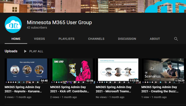 M365mn's tweet photo. Sessions Now on YouTube.  If you missed any of the content from our Spring Admin Day, we’ve got you covered!  Don’t forget to subscribe for future sessions! https://t.co/G3BKBRoNh1 #m365 #mn365 https://t.co/NQyL0HryyO