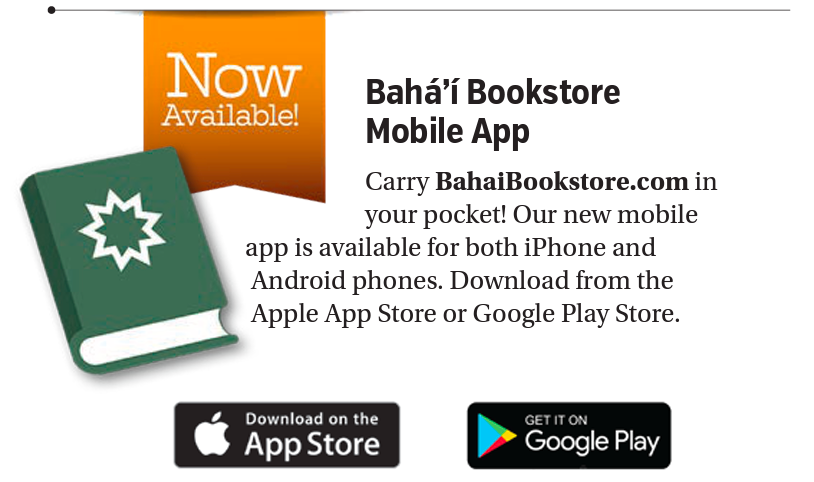 Now you can carry a Baha'i bookstore in your pocket. Details here ... conta.cc/3vpeJak
