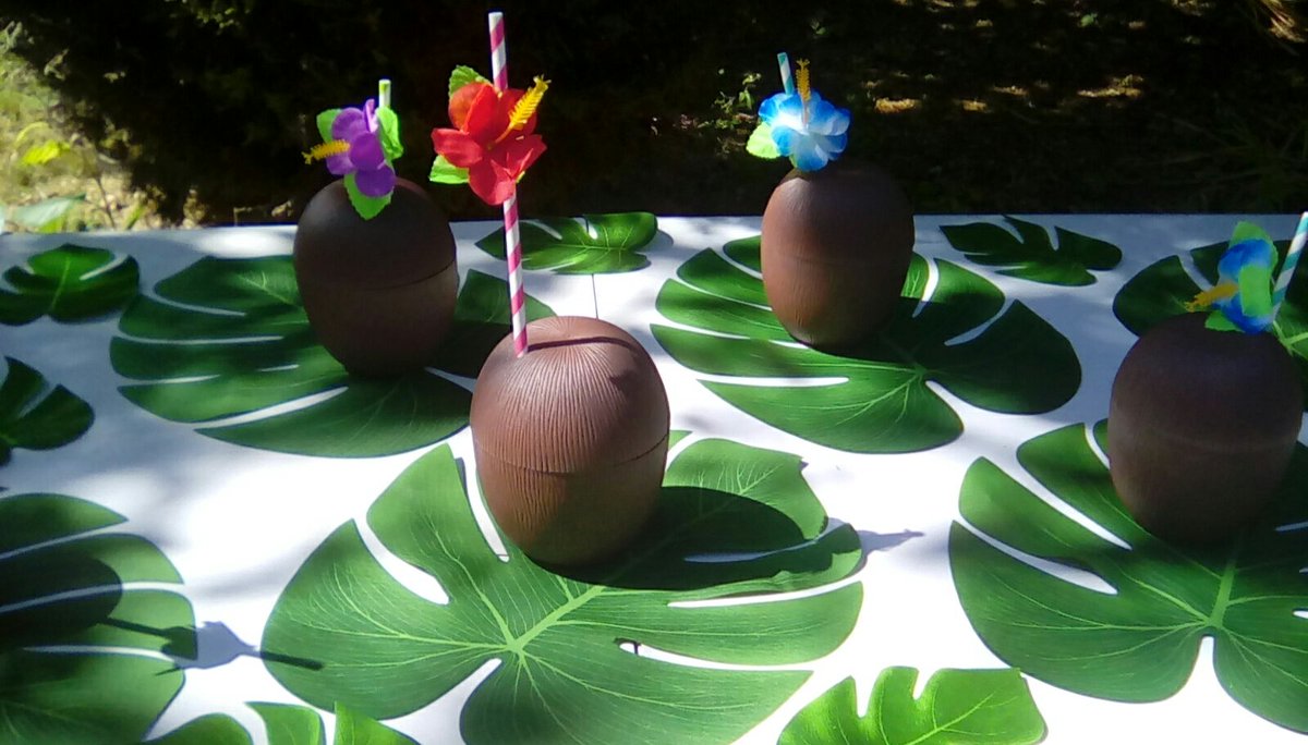 It's a warm day residents enjoyed fresh fruits and coconut juice in the garden. #hicaactivities