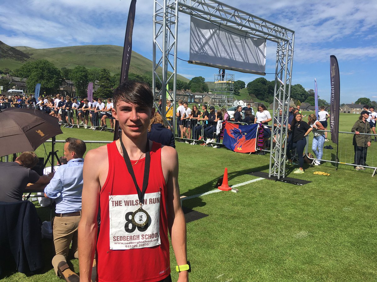 Fraser wins the Wilson Run 🔴⚫️💪👏