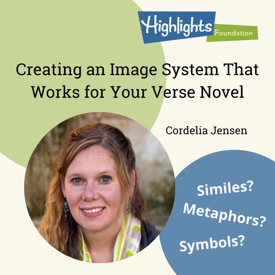 Do you have a #versnovel #WIP? I will be teaching Creating an Image System for Your Verse Novel again this fall for <a href="/HighlightsFound/">The Highlights Foundation</a>! More info here: highlightsfoundation.org/programs/3073/…
