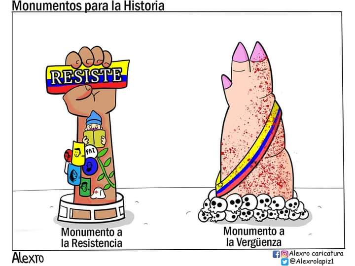amparocastro61's tweet photo. Monumentos para la Historia
#SOSColombiaDDHH #ElMonstruoMiente #HayQueRecomponer
#NosEstanMantando @cuartodehoracol @gustavo_bolivar https://t.co/Q8X2Zacf7L