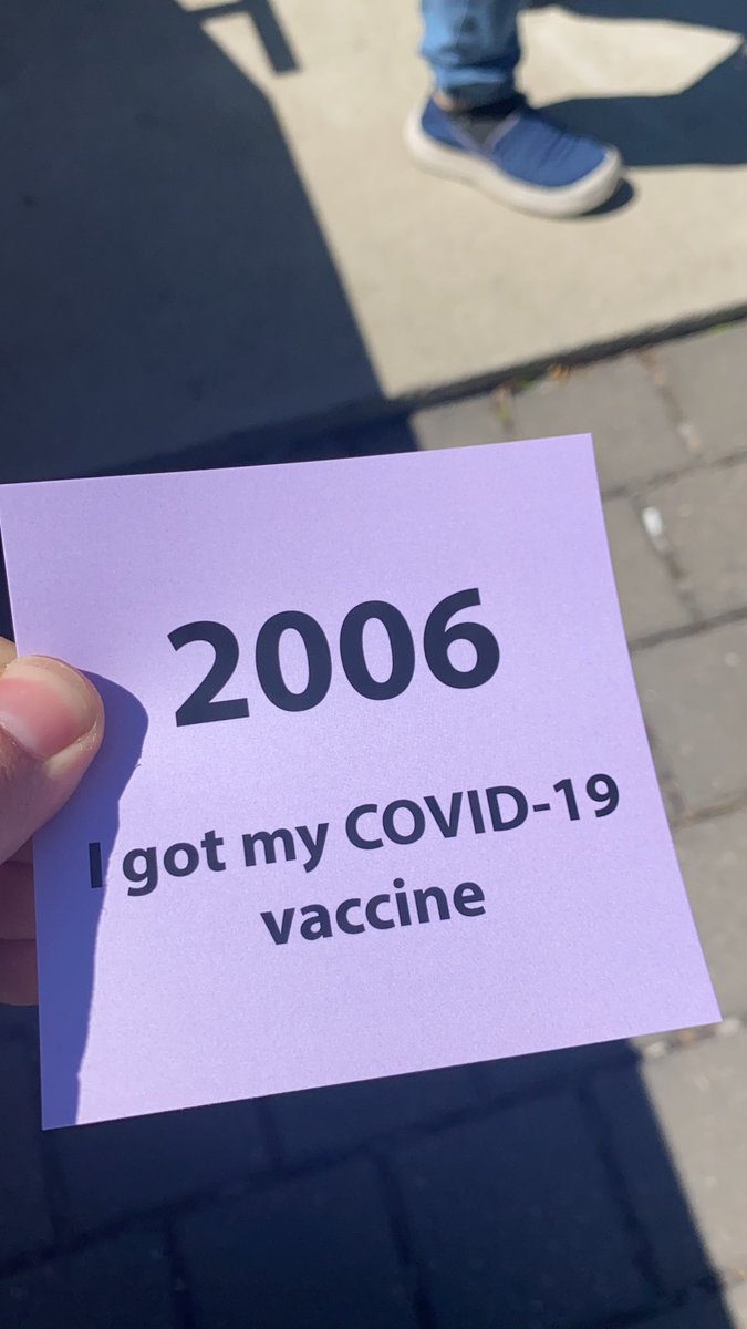 ChristopherC_1's tweet photo. @VaxHuntersCan Just got mine entering the park https://t.co/f3NW7qGSxD