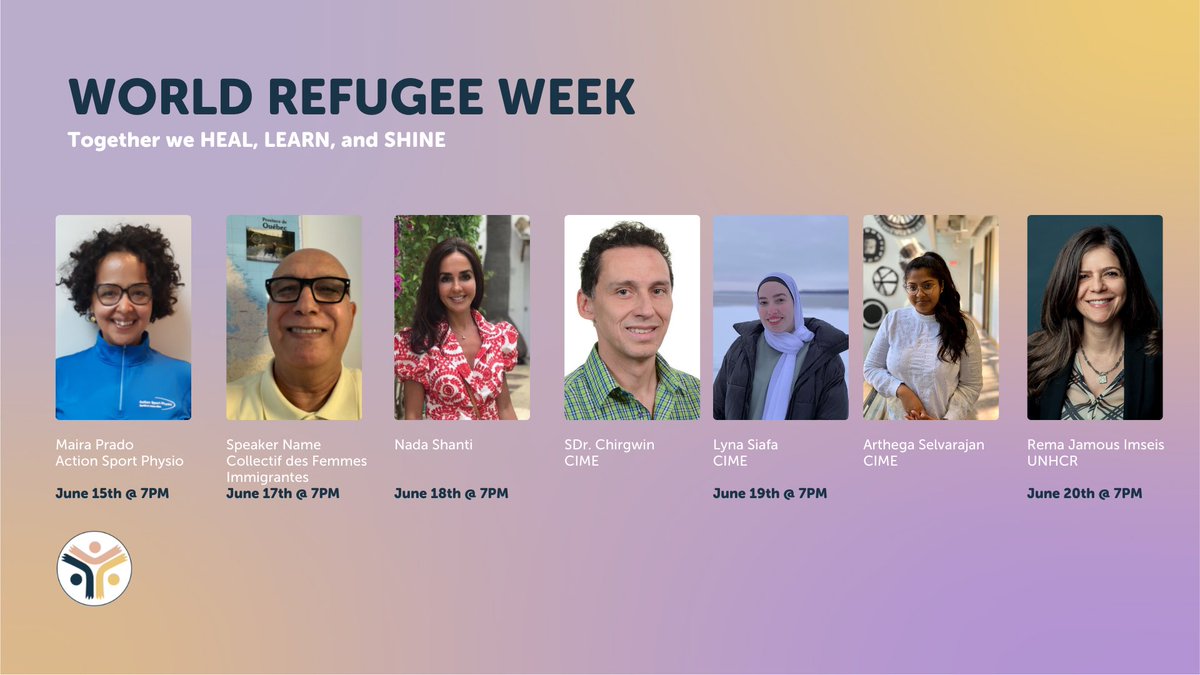 🌟REMINDER🌟

#TheRefugeeCentre is hosting a week’s worth of discussions featuring amazing speakers from reputable organizations to talk about  the realities refugees experience. 

The event is free and the interviews will premiere through the link in our bio!💫 #WorldRefugeeDay