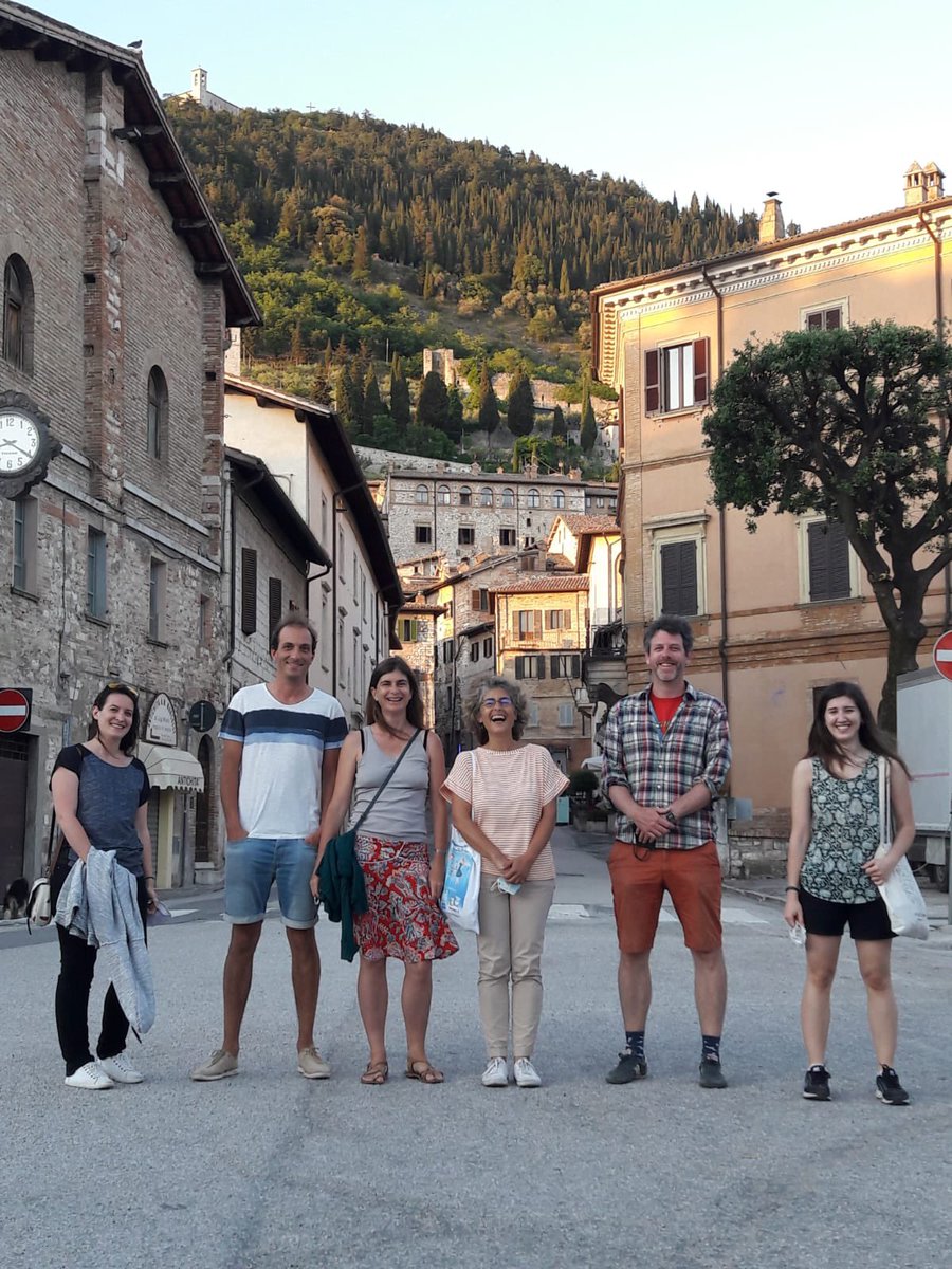 Daout16's tweet photo. Starting of a new field trip in the Apennins at Gubbio with the @AgenceRecherche EQTIME project team : https://t.co/N4LqToAWOC… now in our way to Colfiorito, Norcia, and then Irpinia. https://t.co/hyctkIBfNb