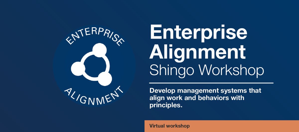 S_A_PARTNERS's tweet image. Organizations must get results, and creating value for customers is ultimately accomplished through the effective alignment of every value stream in an organization.
Shingo Enterprise Alignment, hosted by Trane Technologies: sapartners.com/events/shingo-…

#shingo #enterprisealignment