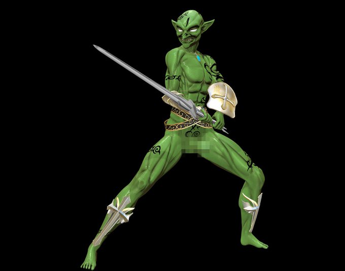 @BreakARMS72 ゴブリンウォリアーが 1ぴき あらわれた! 