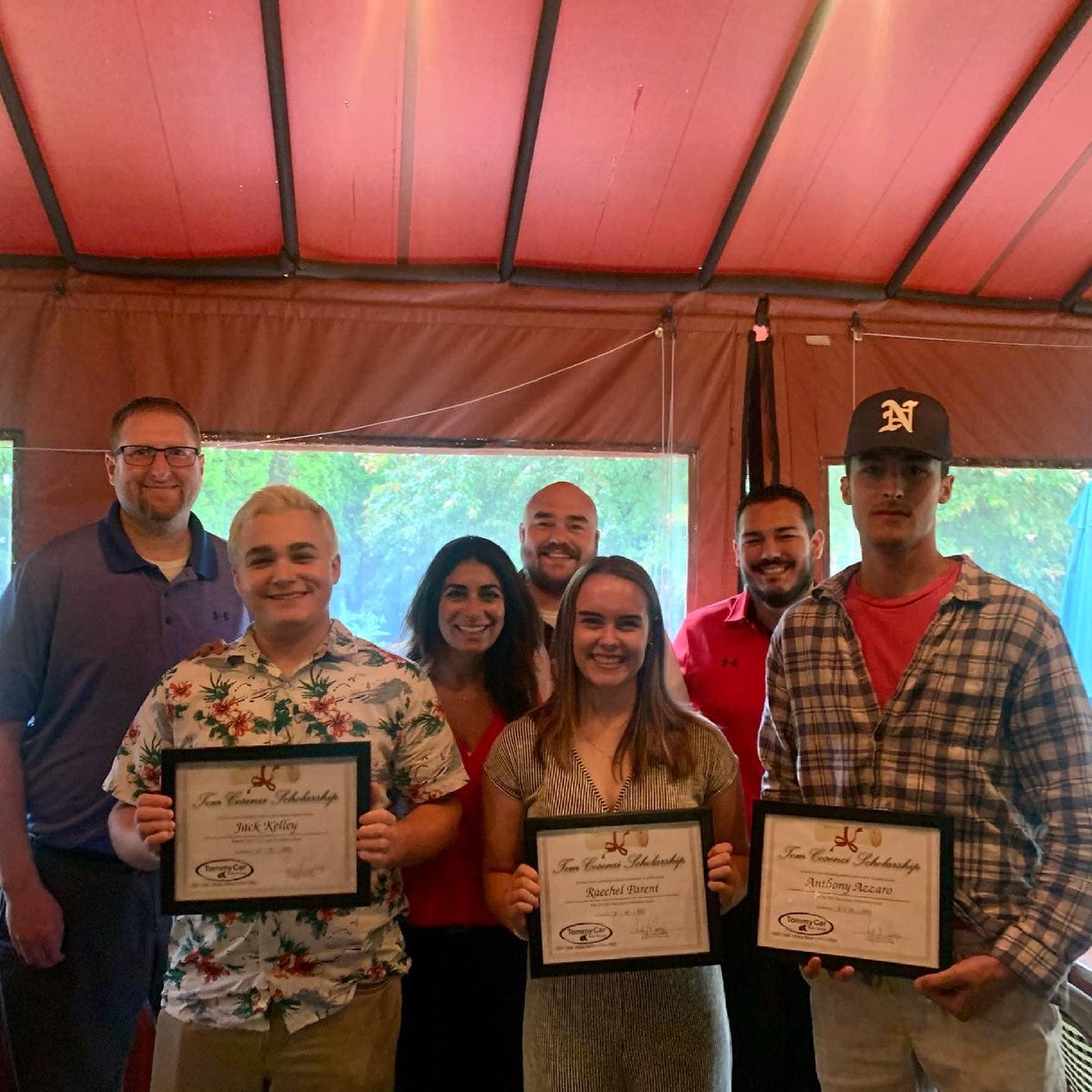 Yesterday was our recognition breakfast for 2021 Tom Cosenzi Scholarship recipients 🎓 

Congratulations to Jack Kelley of Hopkins Academy, Raechel Parent of Northampton High School, and Anthony Azzaro of Northampton High School!
