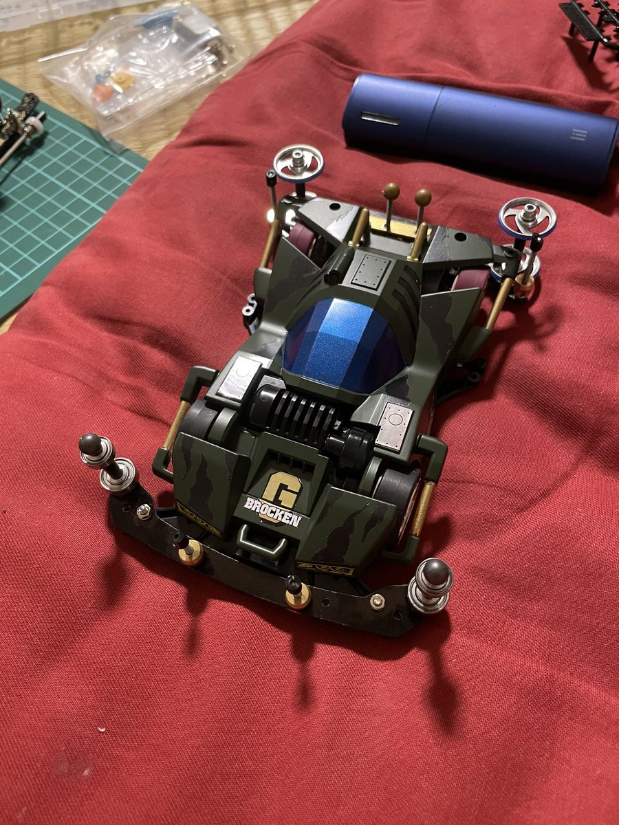 ミニ四駆 B-MAX ブロッケンG 黒柴 4WD X-এ Uya: 