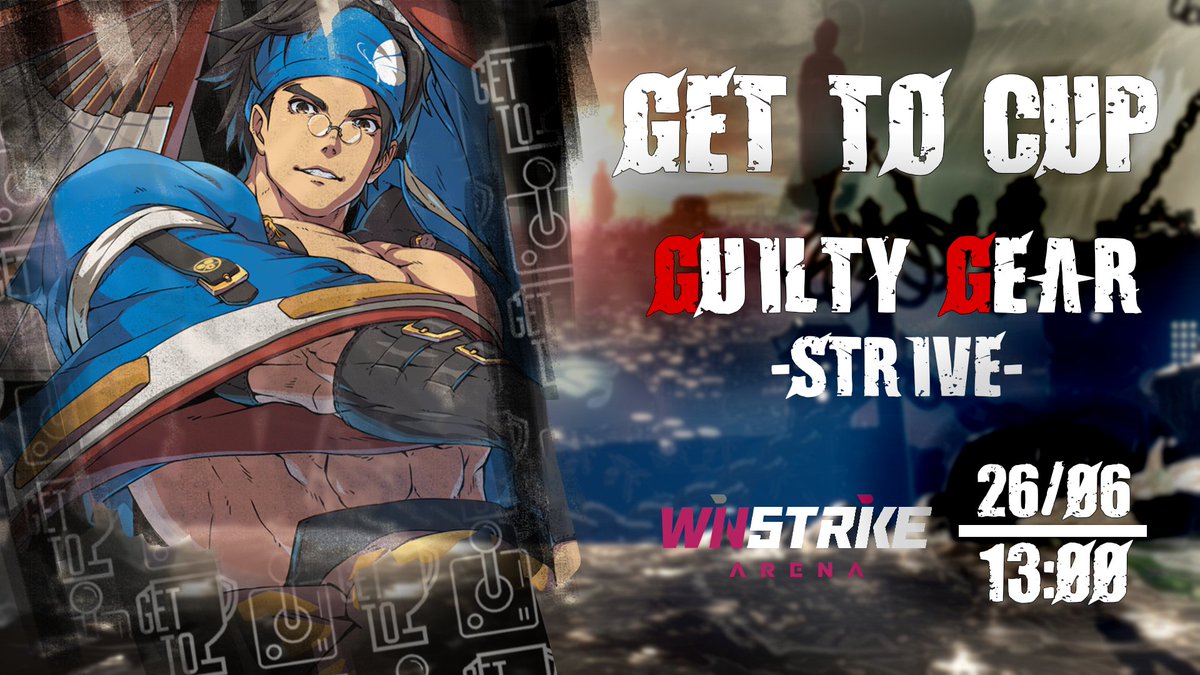 Вот пришло время первого турнира по GUILTY GEAR STRIVE!

Готовьте комбы, сетапы, ресеты и пб, так как борьба за звание лучшего предстоит серьезная!

Турнир состоится 26 июня в WINSTRIKE ARENA на Лубянке в Москве

Более подробная информация в нашем дискорде
discord.com/invite/3Sjfe2U…
