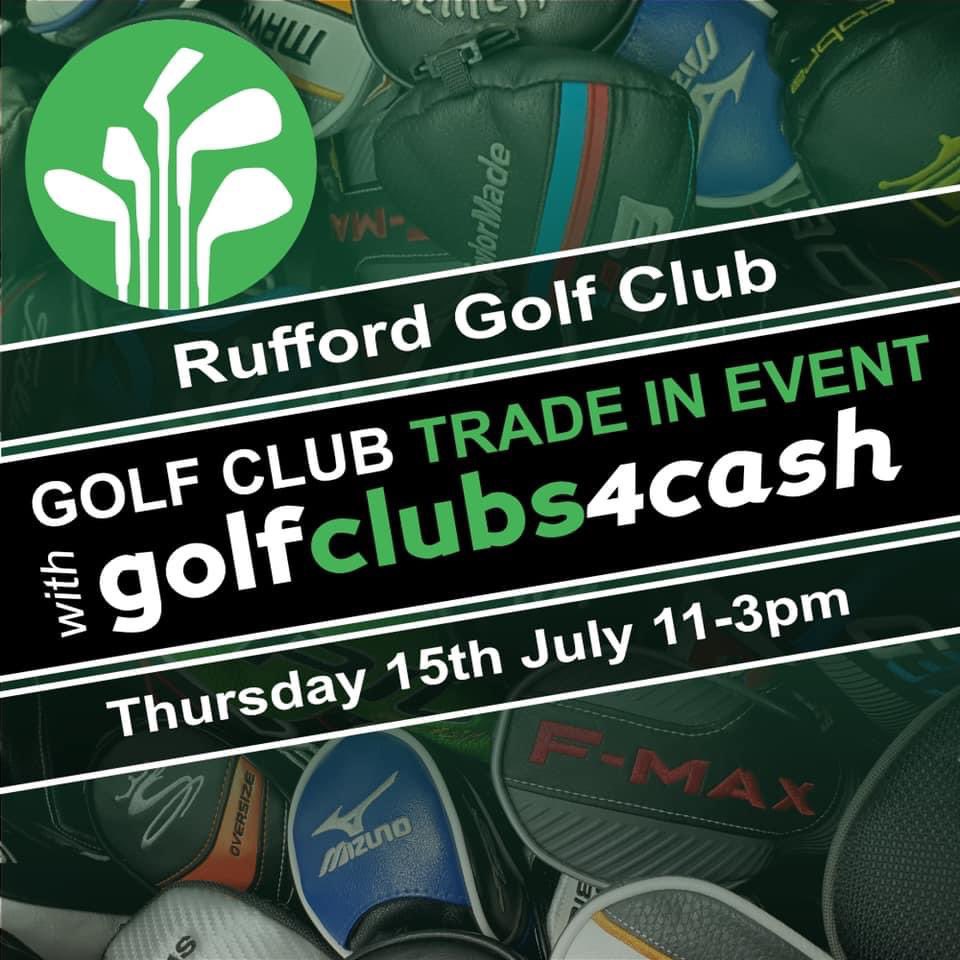 A perfect opportunity to trade in any clubs you may have for cash 💷 #golfclubs4cash