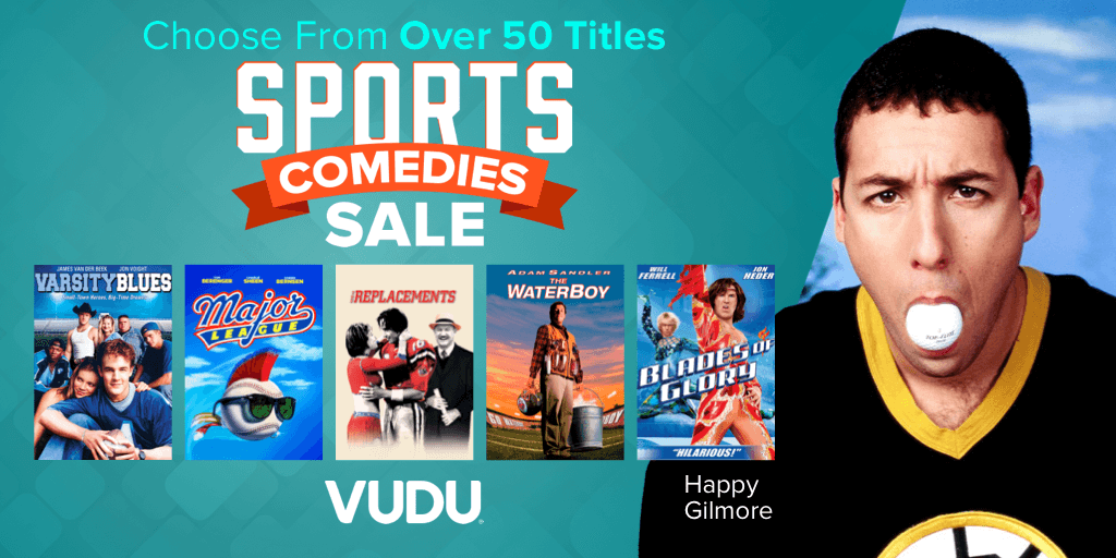 'Put me in coach!' Choose from over 50 Sports Comedies on sale right now on Vudu: bit.ly/SportsComedies…