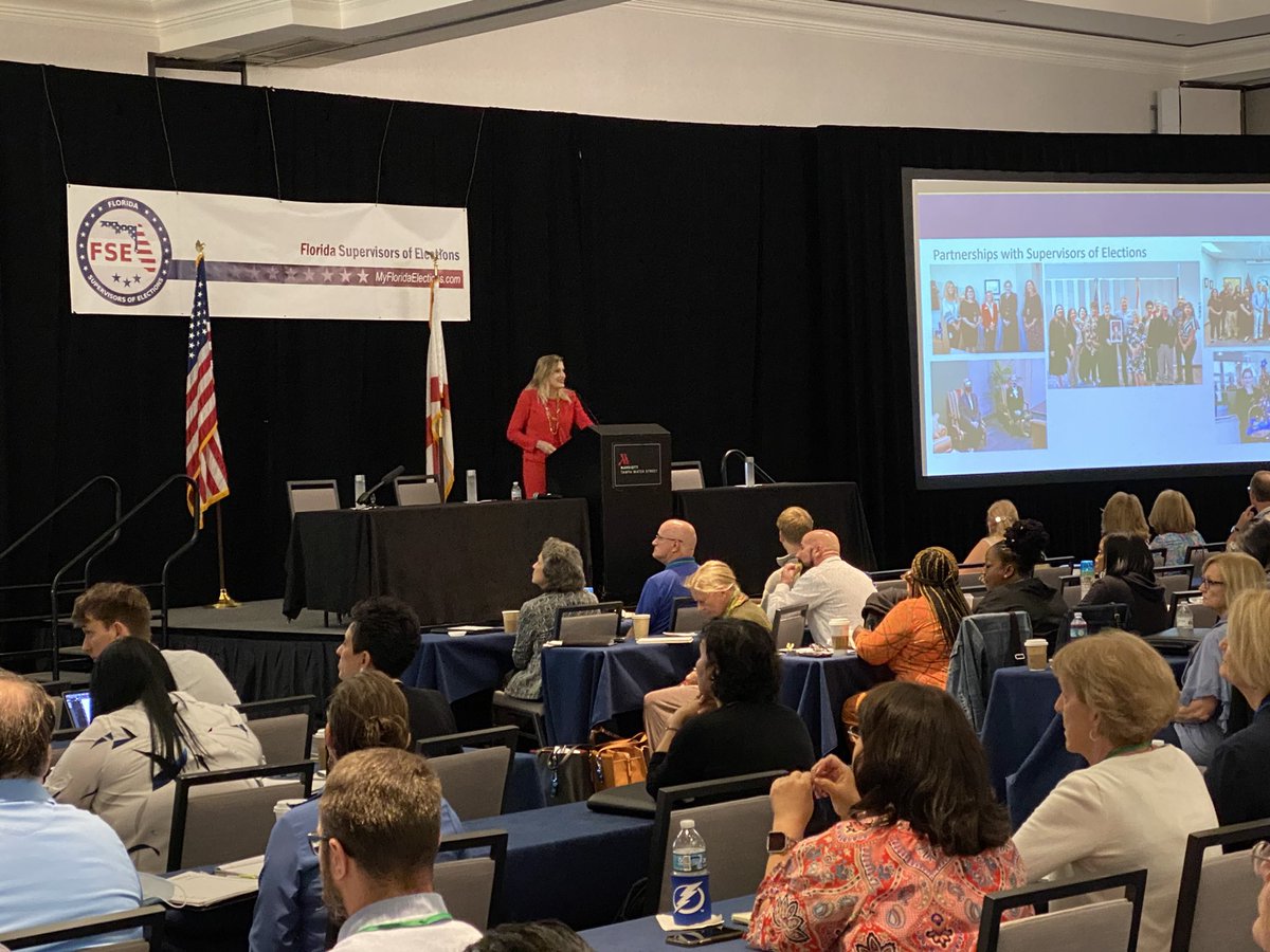 We’re starting day 2 of the FSE conference with <a href="/FLSecofState/">Florida Department of State</a> who congratulated Florida’s Supervisors of Elections on conducting a secure, orderly, and accurate election in 2020. We are proud to partner with each of Florida’s 67 counties!