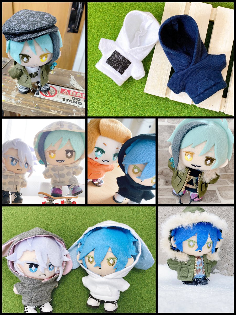 newt_ryo's tweet photo. いっぱい作れるようになったぞ！(๑•ㅂ•)و✧て思って作ったものまとめてみました。
靴、
パーカー、モッズコート(春/冬)、
チューリップハット、ハンチング、キャスケット、キャップ。

結構作ってると思ったけど、布色や柄違いなだけで形状バリエーションはあんまないですね😅 https://t.co/YCw7recREu