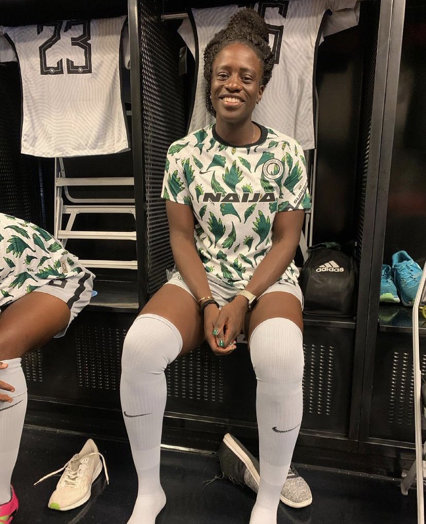 DMVSoccer96's tweet photo. Congrats to local @yewandeful on her call up to Nigerian WNT for their games vs 🇯🇲, 🇵🇹 and 🇺🇸(Wed)!
Balogun is a former GK and coach for @TerpsWSoccer and now is an assistant coach for @ucdaviswsoc! https://t.co/Luha0ZGhGM