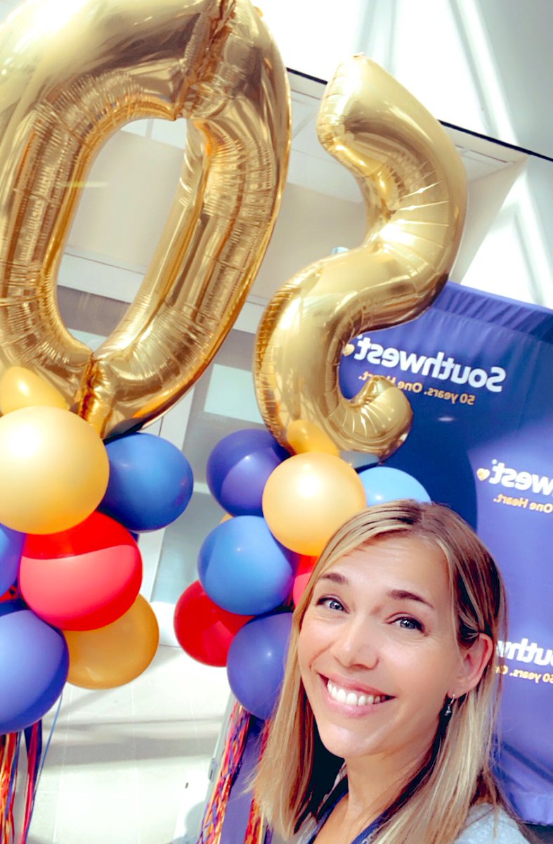 It’s birthday week 🥳🥳 #Southwest50 #SWALife #WannaGetAway