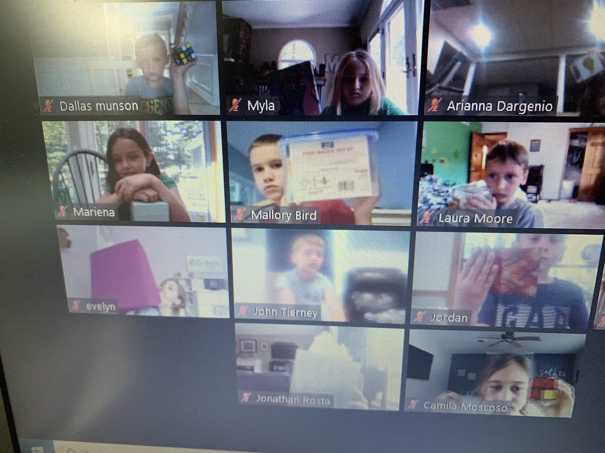 guricomps's tweet photo. Full remote today because of weather- these Firsties did amazing!!!!  #Proud2BMillstone https://t.co/gJCFdNljZf