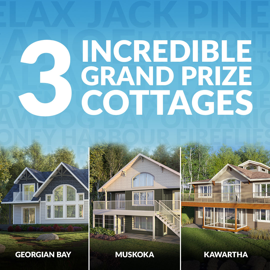 ⏳ THE WAIT IS ALMOST OVER! Tomorrow is WINNER ANNOUNCEMENT DAY – tune in to CP24 Breakfast and stay glued to our social media channels as we reveal the winners of the 2021 Airstream Atlas Early Bird Prize, the 50/50 Add-On prize, and our 3 incredible Grand Prize Cottages!🤞