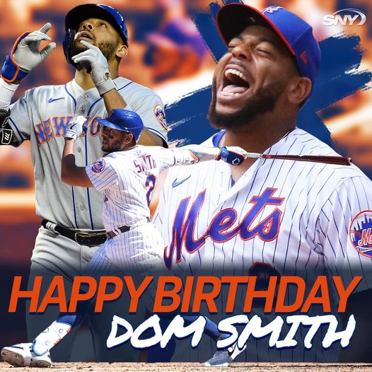 MetsFanInPhilly's tweet image. Happy 26th birthday, @TheRealSmith2_!
Can we order up another #DomBomb tonight?
#LGM!