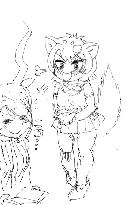 お題いただきひっぱりすぎた

エプロンのポッケにどんぐりとか小石とか色々詰めて自慢してくるタスマニアデビルちゃんrkgk! 