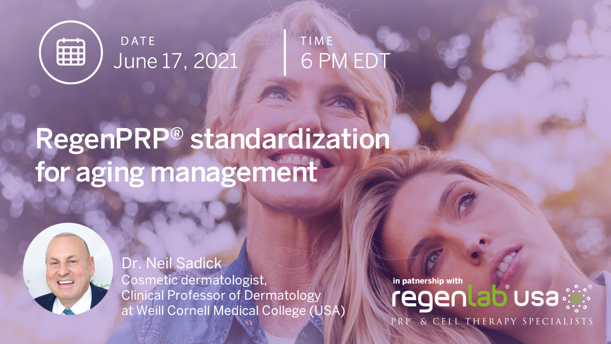 BioBridgeFDN's tweet image. Dr. Neil Sadick discusses RegenPRP® standardization for Aging Managament during our next web talk on June 17 at 6PM EDT. Register for free &amp;amp; join us for this fascinating discussion : bit.ly/3iDAMrg
#agingmanagement #skincare #plasticsurgery #prptreatment #cellularmatrix