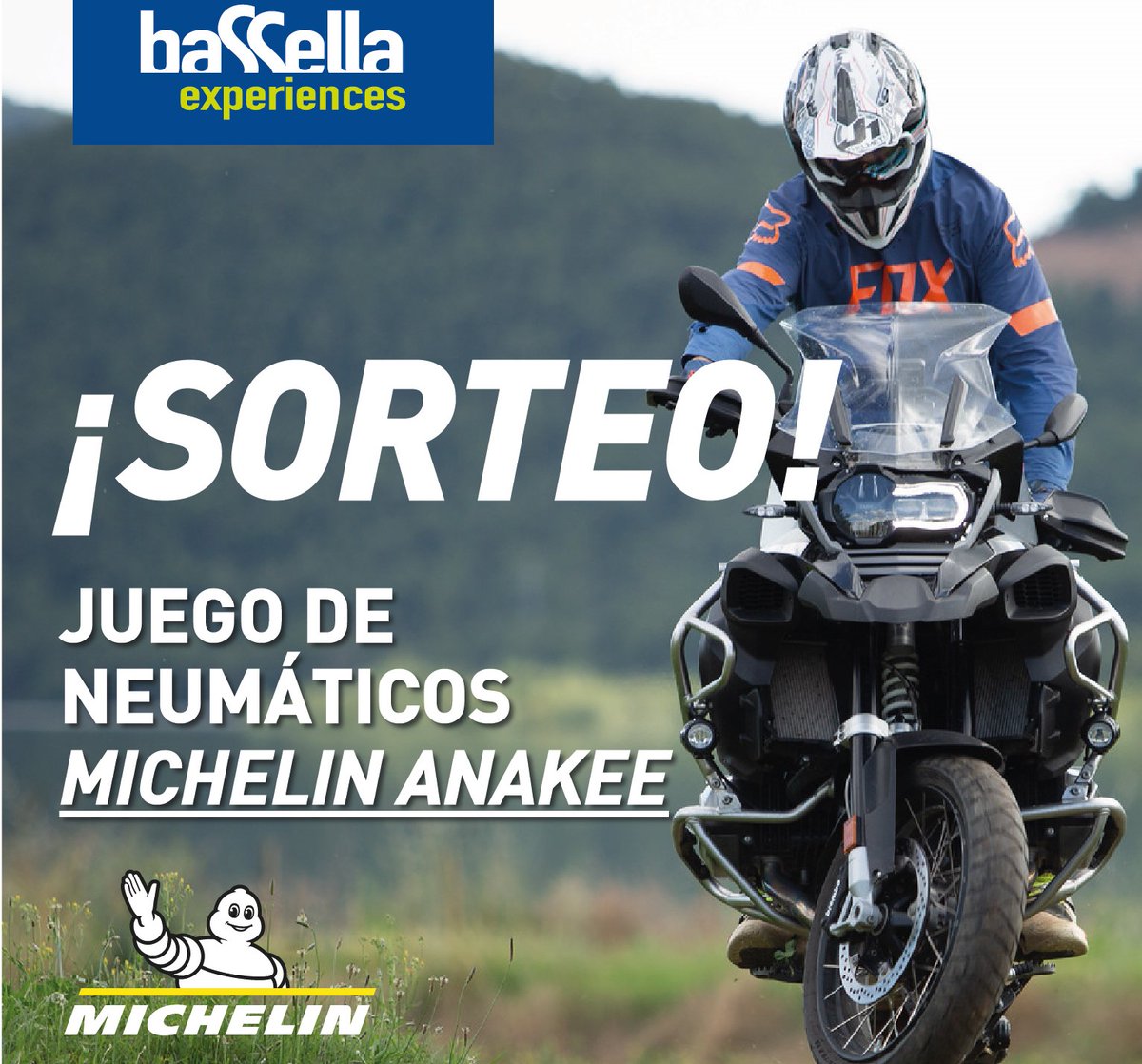 ¿¿¿Quieres ganar un juego de neumáticos #MICHELIN #AnakeeAdventure??? 😲😲😲😲
Participa en nuestro SORTEO rellenando tus datos aquí 
👉 pub.s7.exacttarget.com/bsqynitb1l0
