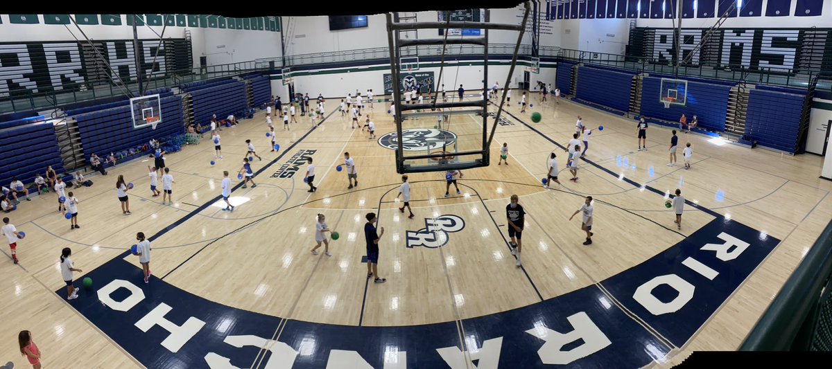 _RRHSathletics's tweet photo. Happy campers at the Rio Rancho High School Youth Basketball Camp!! So nice to see the kids in our community back in our gym! https://t.co/MyxyjlTvEX