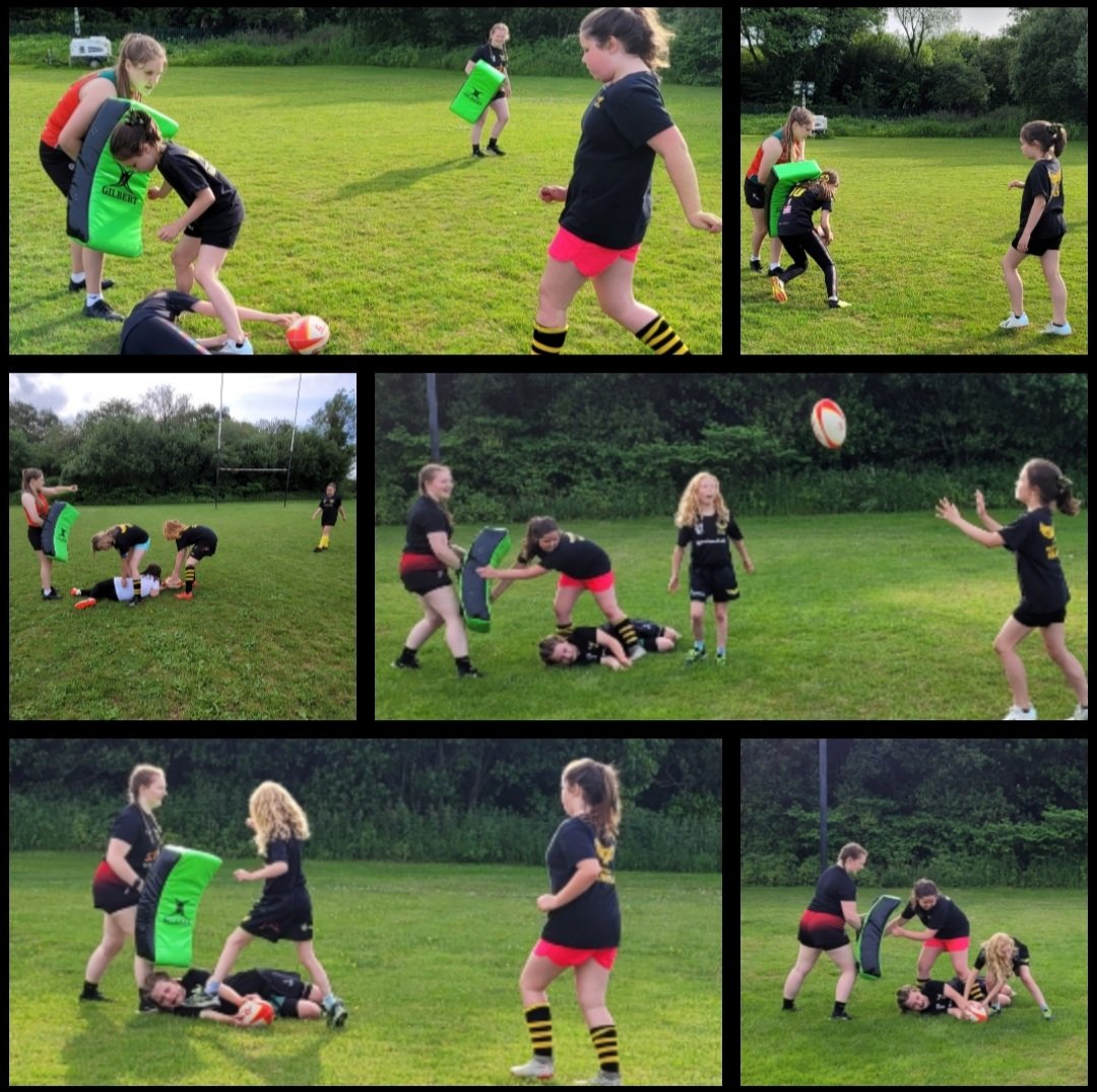 WestSwanseahawk's tweet photo. WS Hawks U9s, U11s, U13s 

Tag, skills &amp; contact carousels, team runs, 
&amp; a game of touch rugby. 

Perfect end to a Monday evening training session
🏉🏉🌞🌞
#becomeahawk 
#HawksLife 
@JoeDaviesWRU @CleoHardyWRU @Dave9969
@swanseaplumber @happyeggshaped @CommunityOsprey https://t.co/LNn9EsUDCz