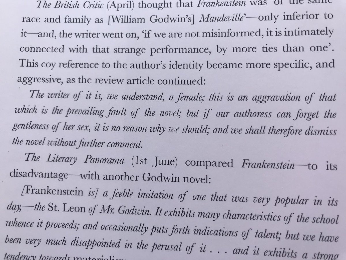 Mary Shelley’s gets a bad review