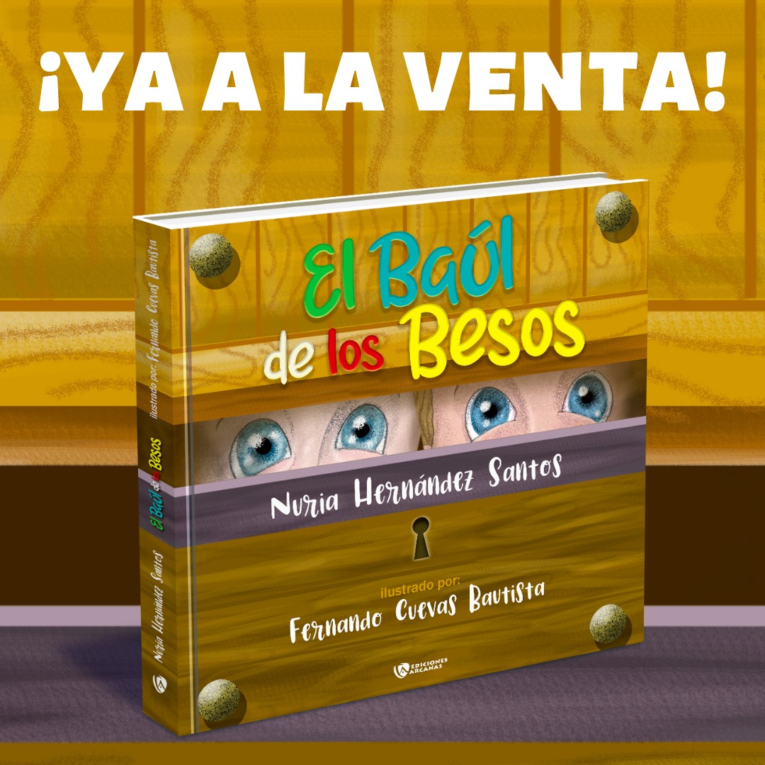 😍Ya está a la venta #elbaúldelosbesos de Nuria Hernández Santos (<a href="/nursanher/">Nuria Sancho Hernand</a> , @bolboreta_maestra) y <a href="/ILUSTRADORDESIG/">Fernando Cuevas Bautista</a> 
Ya podéis conseguirlo en nuestra #tiendaonline con #pagoseguro 
👉edicionesarcanas.es/producto/el-ba…
O a través de los autores.
En breve llegará a las #librerias 🥳