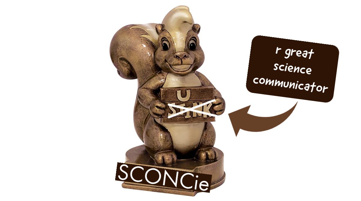 sconc's tweet photo. The deadline for this year's #SCONCies is approaching fast (June 25)! We're looking for science communication work published in the past year in any medium. Now is a good chance to pay your dues because this contest is only open to dues-paying SCONCs!
https://t.co/WIDHjS0h3A https://t.co/lyLdA9fktY