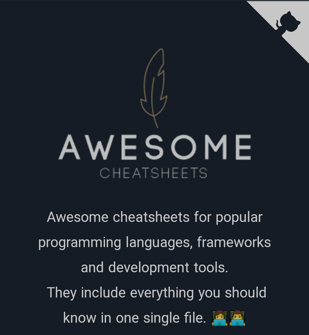 CoderBlast's tweet image. Awesome cheatsheets for popular programming languages, frameworks and development tools by @LeCoupa
#cheatsheet #cheat #awesome #sheet
lecoupa.github.io/awesome-cheats…